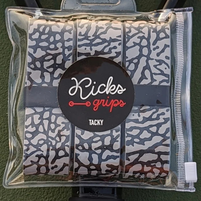 KICKS GRIPS Elephant Print Overgrip (3-Pack) DRY