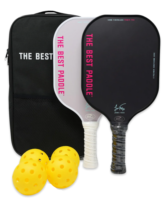 The Best Paddle Starter Kit (2 Paddles, 4 balls, 1 bag)