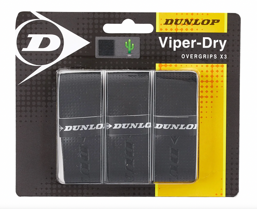 DUNLOP Viper Dry Overgrip 3 Pack